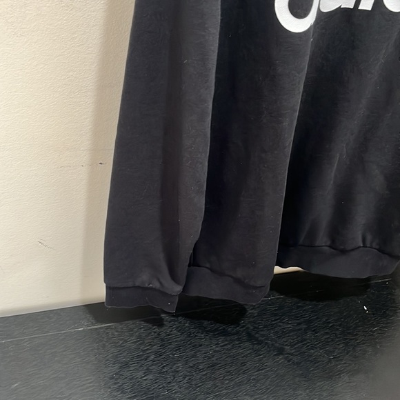 Adidas Essentials Linear Logo Crew Neck Sweatshirt - Picture 8 of 10